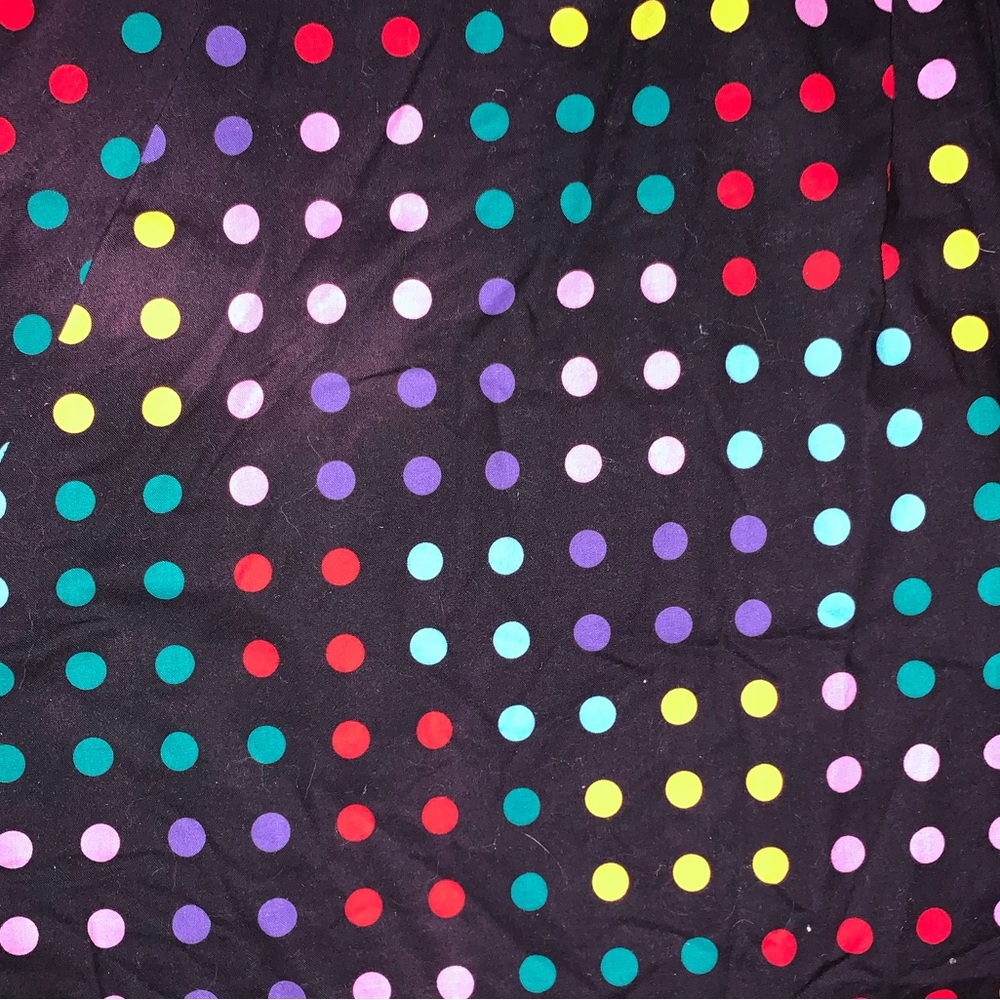 v i n t a g e :: Whimsical Polka Dot Swing Midi Dress - Picture 4 of 12